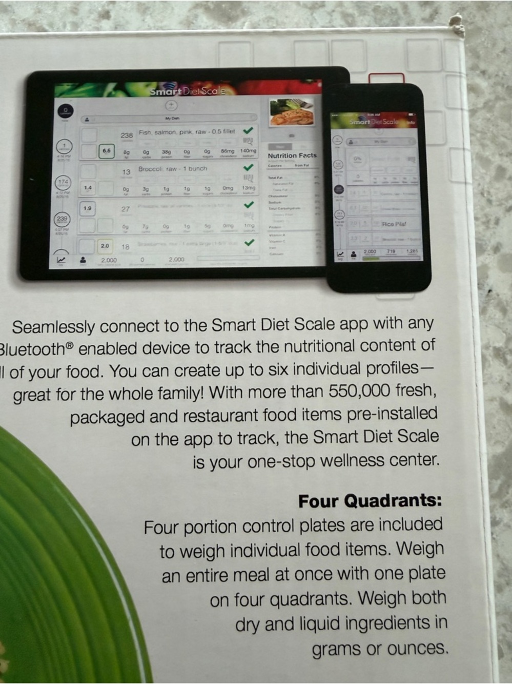 - Silver Smart Kitchen Scale with Bluetooth - Picture 7 of 9